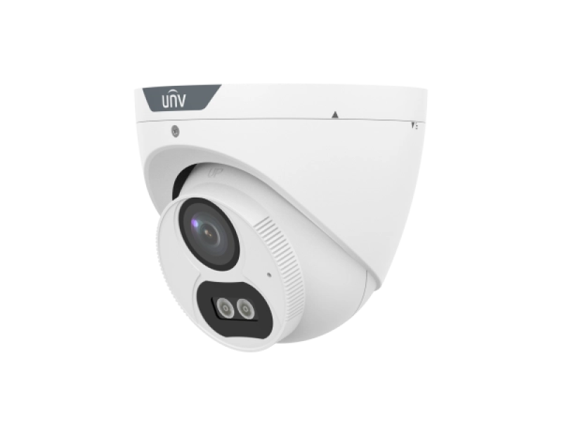 Uniview Kamera 5MP UAC-T125-AF28M-W Dome, ColorHunter White Light, objektiv 2.8 mm, IR/LED domet do 20 m, ugrađen mikrofon, DWDR, napajanje 12VDC, IP67