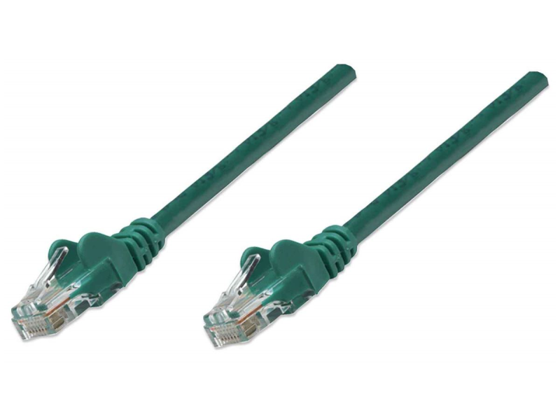Kabl Intellinet Patch,Cat6 certif.,U/UTP, 1m, zeleni