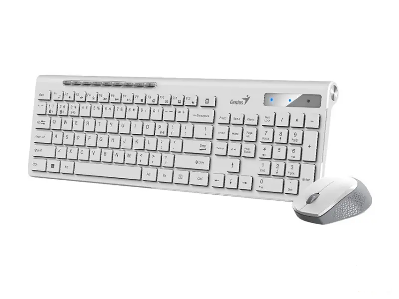 GENIUS SlimStar 8230 Wireless USB YU bela tastatura+ miš 