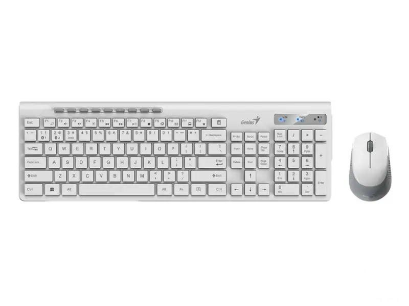 GENIUS SlimStar 8230 Wireless USB YU bela tastatura+ miš 