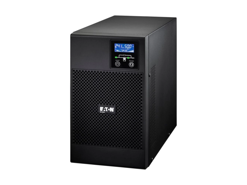 Eaton 9E UPS, 3000 VA, 2400W, Input: C20, Output: (6) C13, (1) C19, Tower, Online/Double-conversion