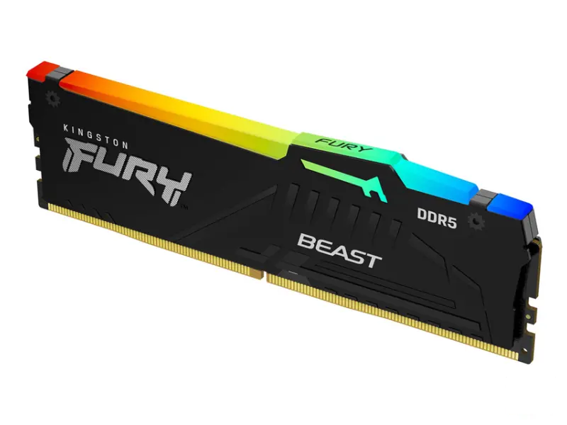 KINGSTON DIMM DDR5 16GB 5600MT/s KF556C36BBEA-16 Fury Beast RGB EXPO 