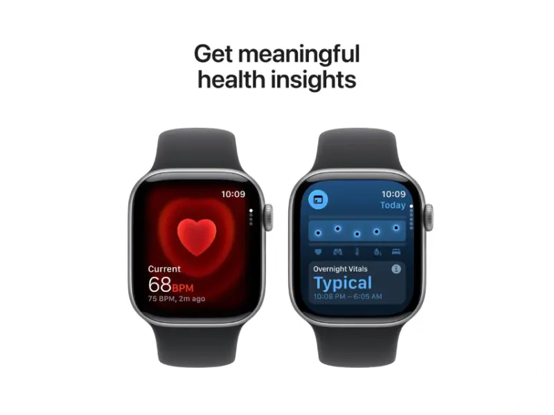 APPLE Watch Series 11 GPS 46mm Space Grey Aluminium Case with Black Sport Band - M/L (mev44rk/a) 