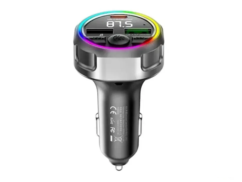 REMAX CC-002 48W auto punjač RGB crni 