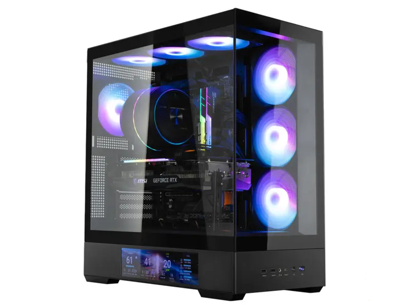 Zalman CASE P40 DS 4x120 ARGB 9.1" LCD