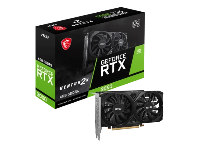 MSI VGA RTX 3050 6GB MSI VENTUS 2E E OC GDDR6
