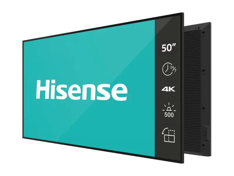 HISENSE 50 inča 50DM66D 4K UHD 500 nita Digital Signage Display - 24/7 Operation 