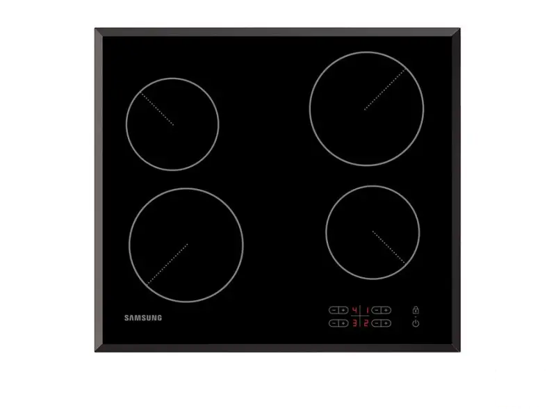 Samsung C61R2AAST/BOL ugradna ploča, 4 jednostruke zone (2 brze), touch, Indikator toplote, inox ram