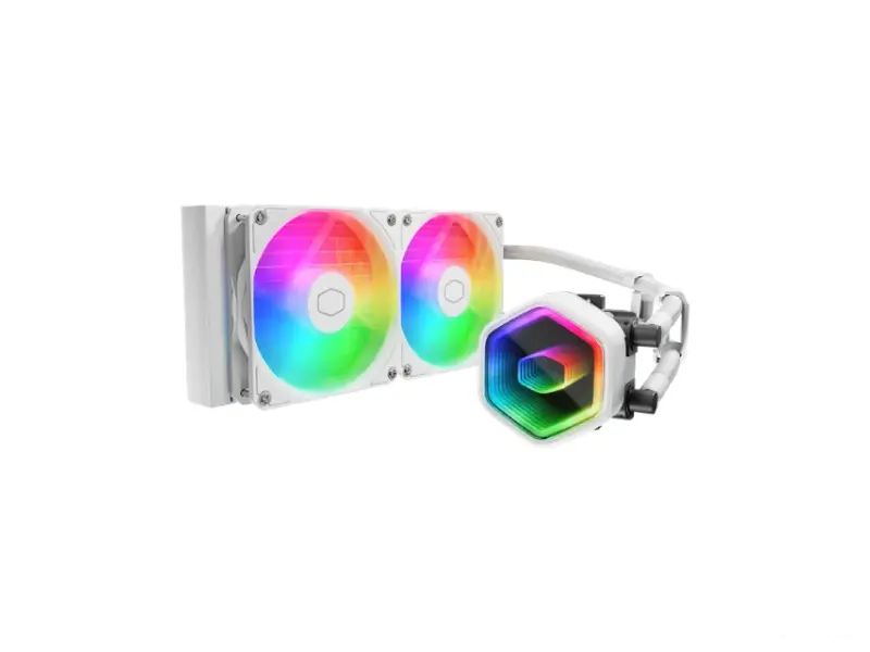 COOLER MASTER MasterLiquid 240 Core II ARGB vodeno hlađenje belo (MLW-D24M-A18PA-RW) 