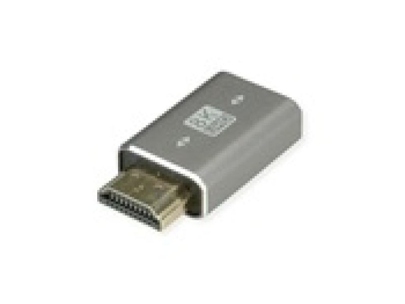 Rotronic 12.03.3250 ROLINE 8K HDMI Adapter, 7680 x 4320 @60Hz (8K, UHD-2) M/F, srebrni