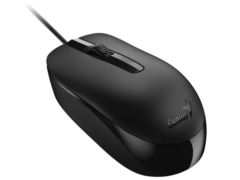 GENIUS KM-160 USB YU crna tastatura+ USB crni miš 
