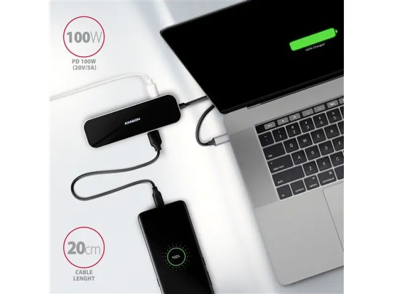USB HUB SS USB-C 6IN1 HMC-6H4A, AXA