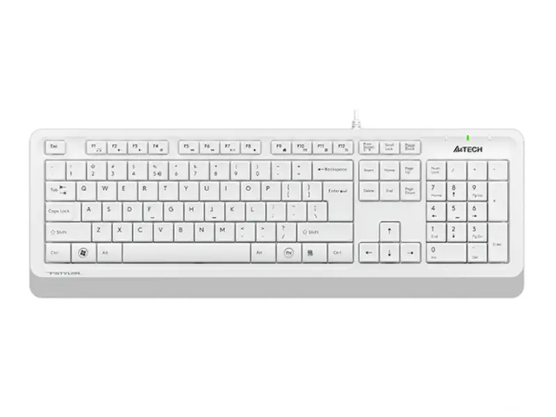 A4 TECH FK10 FSTYLER USB US bela tastatura 