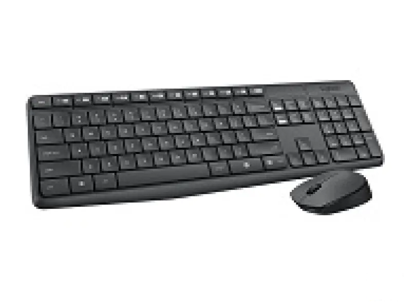 LOGITECH MK235 Wireless Desktop - Tastatura + Miš, USB, US