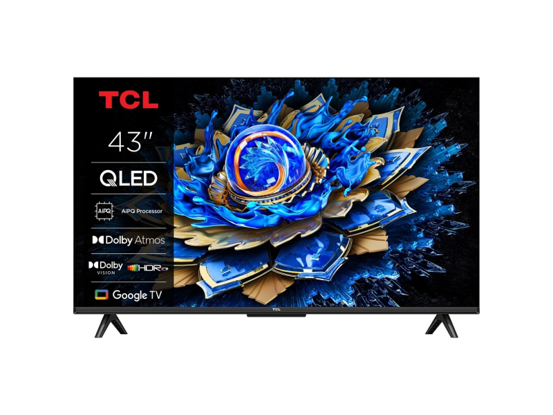 TCL 43T69C QLED TV 43" ultra HD, Google TV smart