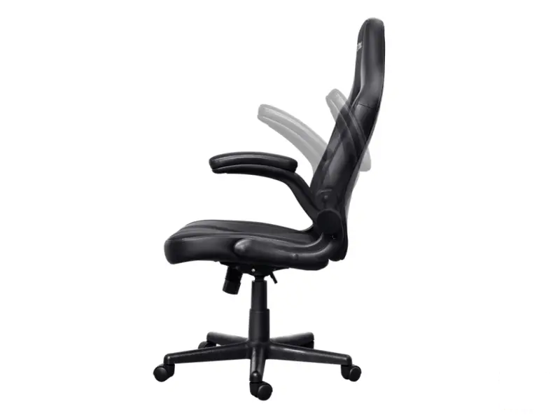 TRUST GXT 703 RIYE Gaming chair - Black, Max. weight 140 kg, Gas lift class 4