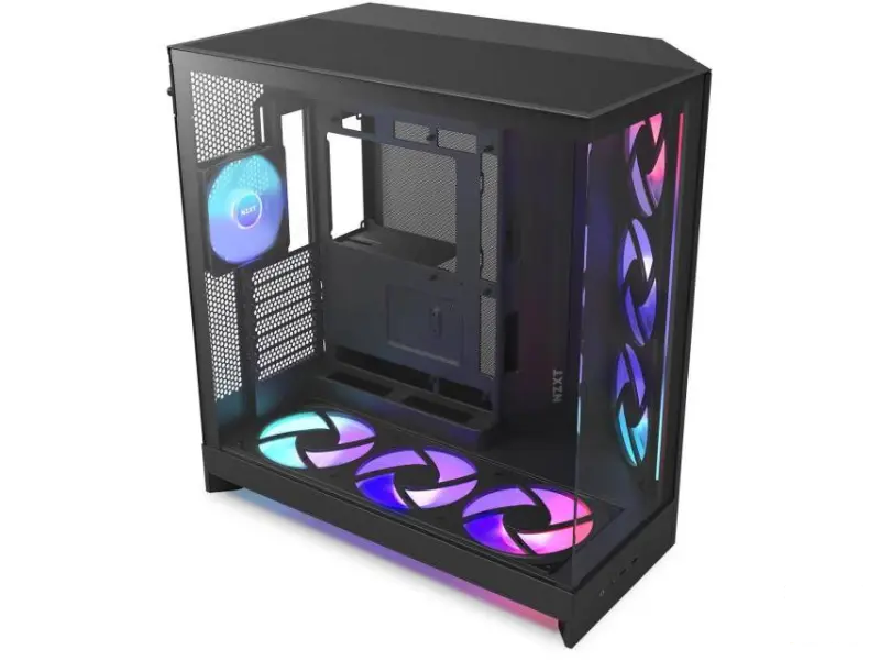 NZXT H9 Flow RGB+ Gaming kućište crno (CM-H92FB-P1) 