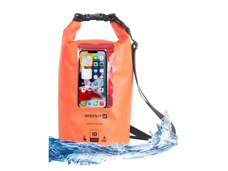 Swissten Case Waterproof 10L, Orange
