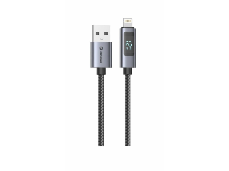 Swissten LCD CABLE USB-A / LIGHTNING 1,5 M