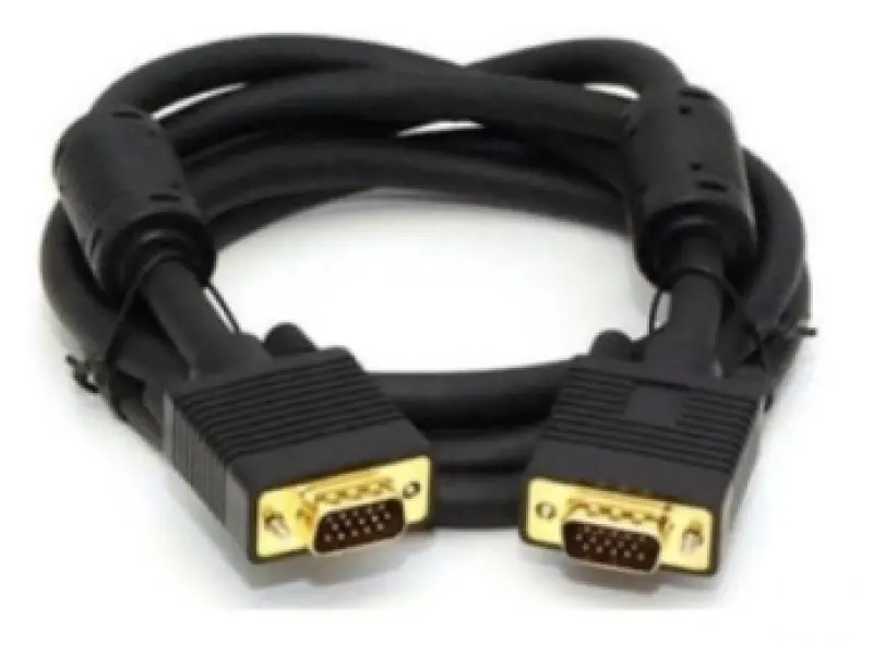 E-GREEN Kabl VGA D-sub M/M 1.8m HQ feritno jezgro crni 