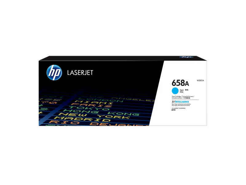 HP 658A Cyan Original LaserJet Toner Cartridge