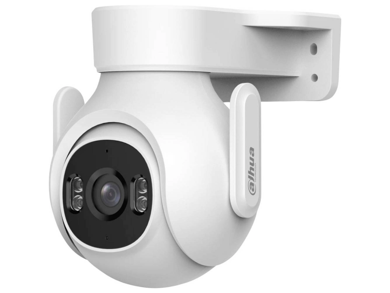 Dahua Kamera 5MP DH-IPC-P5BP-PV-0360B Wi-Fi PT, Smart Dual Light, objektiv 3.6 mm, IR/LED domet do 30 m, ugrađen mikrofon i zvučnik, dvosmjerna audio veza, DWDR, AI detekcija ljudi/vozila, Auto Tracking, MicroSD do 256GB, RJ45/Wi-Fi 6, napajanje 12VDC, IP65