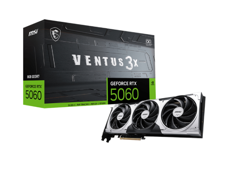 MSI GeForce RTX 5060 8G VENTUS 3X OC