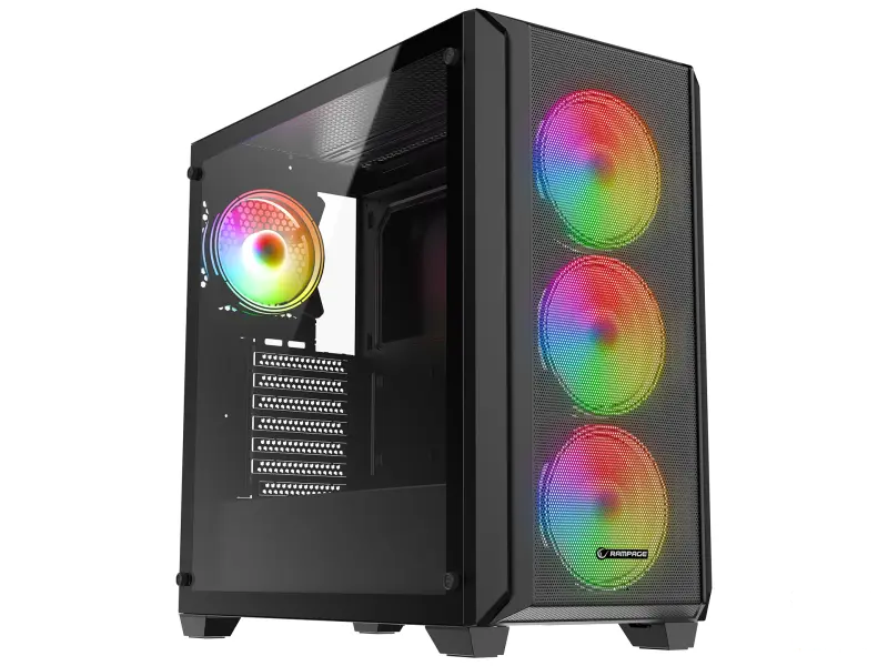 Rampage CASE ELYSIAN MESH 4x120ARGB 850W 80+ Bronze