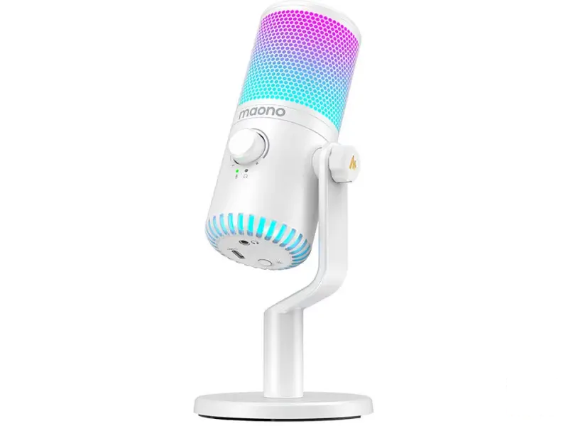Maono DM30RGB Microphone (white)