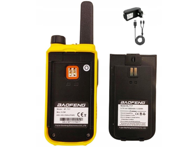 Baofeng BF-T17 žuta Radio stan
