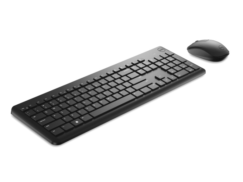 DELL OEM KM3322W Wireless US tastatura + miš crna