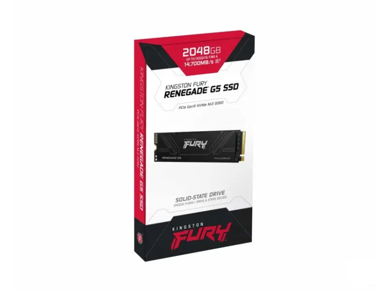 KINGSTON 2TB M.2 NVMe SFYR2S/2T0 SSD FURY Renegade G5 SSD 
