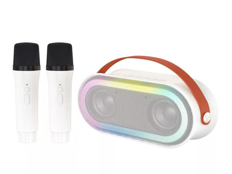 WSTER Karaoke Bluetooth Mikrofon P6 beli