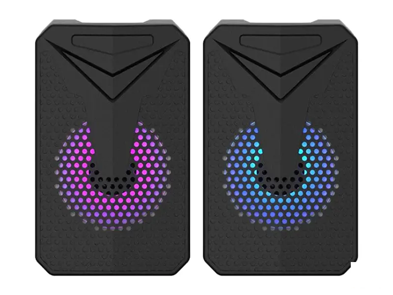 AOAS E-005 USB RGB zvučnici crni 