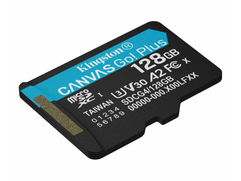 KINGSTON Memorijska kartica U3 V30 microSDXC 128GB Canvas Go Plus 200MB/s A2 SDCG4/128GBSP