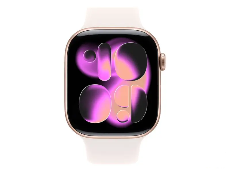 APPLE Watch S11 GPS 46mm Rose Gold Aluminium Case with Light Blush Sport Band (mev74et/a) 