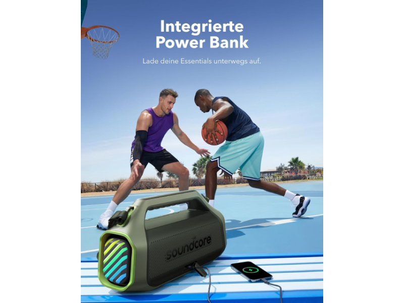 ANKER Soundcore Boom 2 Plus 140W 2.2 prenosivi bluetooth IPX7 zvucnik zeleni
