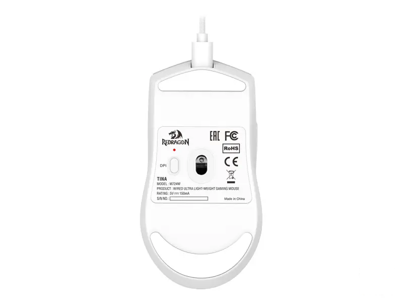 Redragon Miš gaming K1NG 1K Wired White