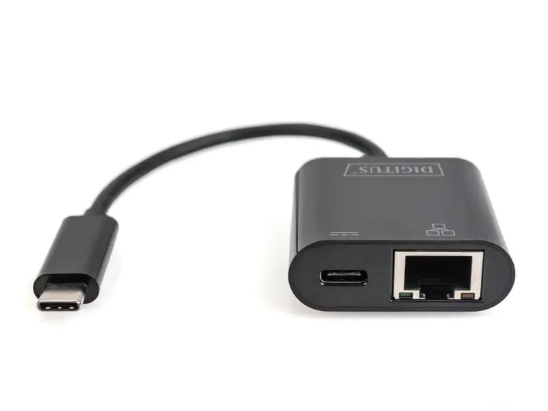 Digitus HUB USB Type C to RJ45 Gigabit Ethernet + Type C PD