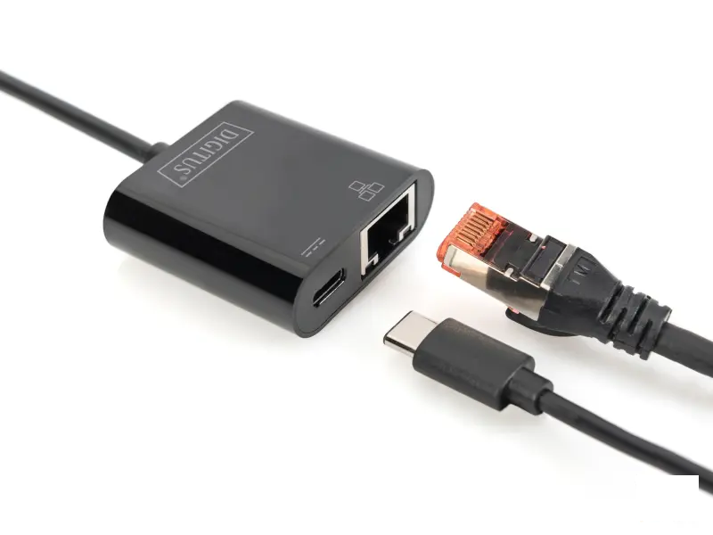 Digitus HUB USB Type C to RJ45 Gigabit Ethernet + Type C PD