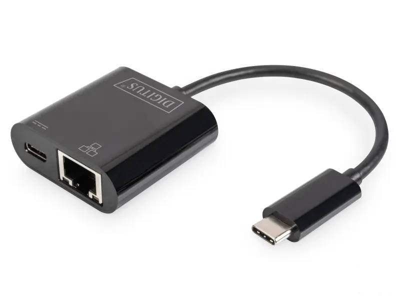Digitus HUB USB Type C to RJ45 Gigabit Ethernet + Type C PD