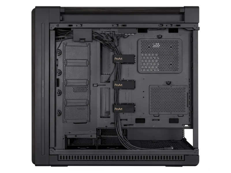 ASUS PROART PA602 WOOD METAL PWM BLACK kućište crno 