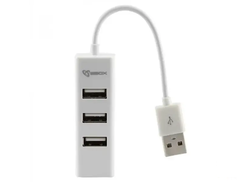 SBOX USB Hub H-204 White