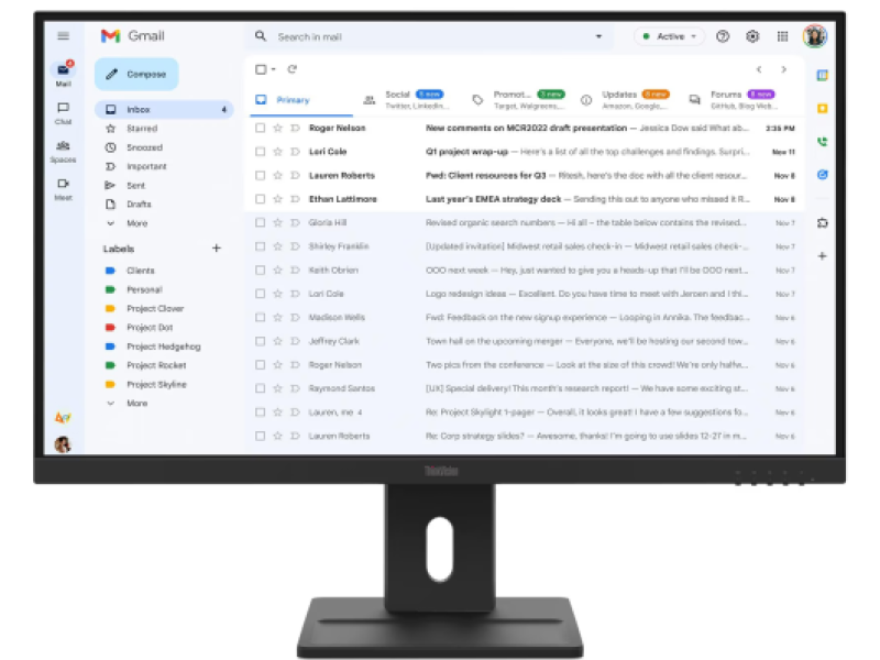 Lenovo Think 64BCMAT4EU ThinkVision 27.0" E27-40, FHD (1920x1080) IPS