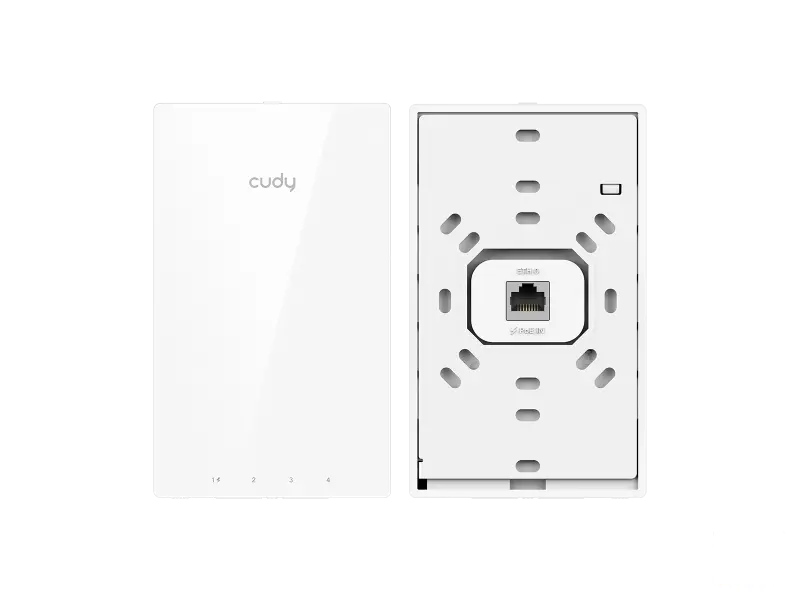 CUDY Access Point AP1300 Wall AC1200 Dual-Band Wall-Plate Gigabit Wi-Fi