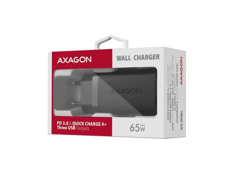 MOB DOD Zidni punjač ACU-DPQ65, QC4+USB-C PD 65W, AXA