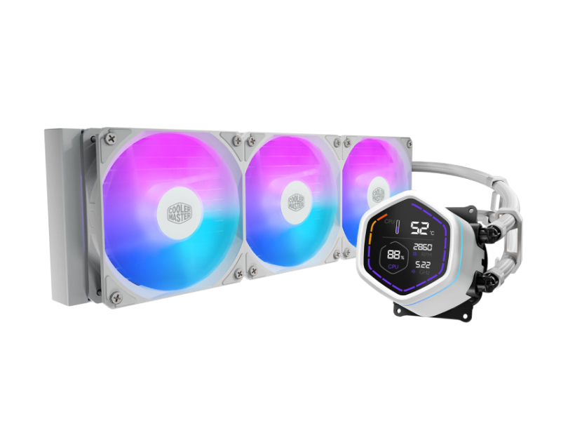 COOLER MASTER MasterLiquid Core Nex Digital 360 White ARGB vodeno hlađenje belo (MLX-D36M-A18PW-RD)