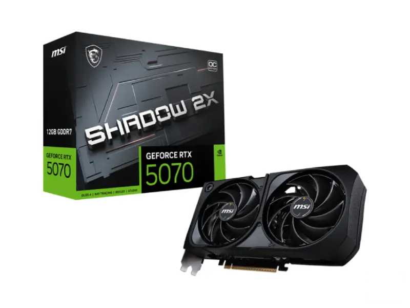 MSI GeForce RTX 5070 12G SHADOW 2X OC 
