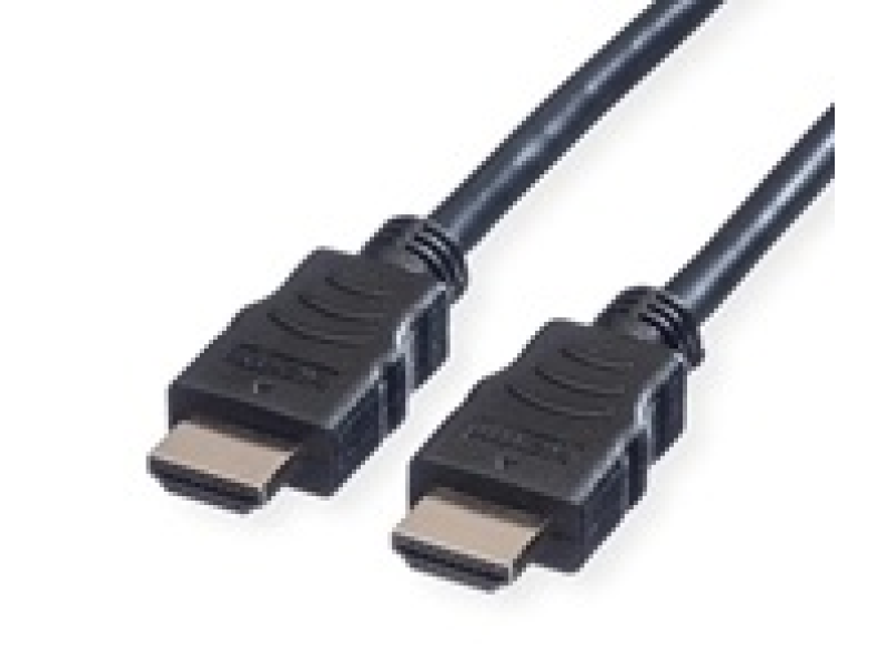 Rotronic 11.99.5544 VALUE HDMI High Speed kabl + Ethernet, M/M, HDMI High Speed with Ethernet, 7.5 m, crni