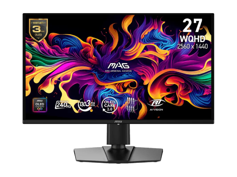 MSI 27 inča MAG 274QP QD-OLED X24 2560x1440 240Hz AdaptiveSync Premium gaming monitor